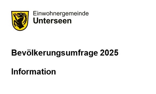 Bevölkerungsumfrage 2025 - Informationen